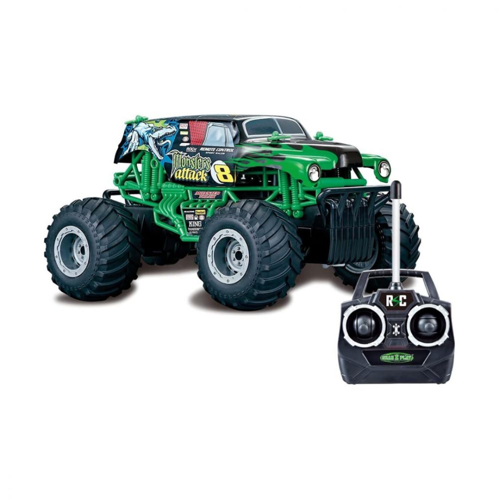 Auto de Juguete Gear2play RC Monster Truckies Mega Force 1:16 a Control RC
