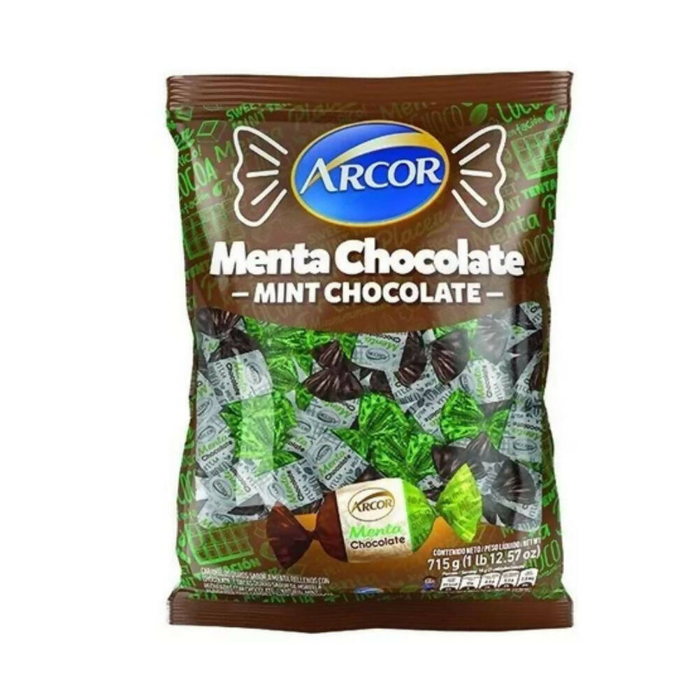 Caramelos Arcor Duro Menta Chocolate Individual