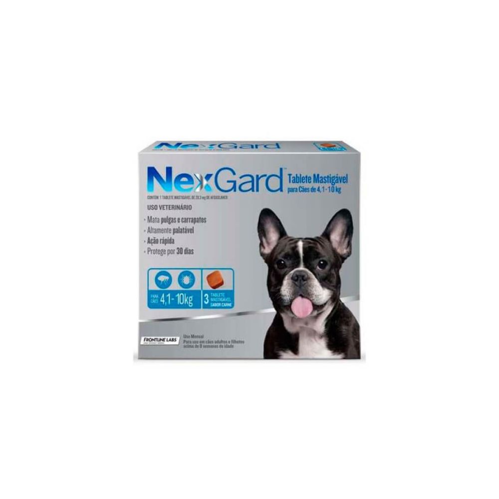 1 Tableta Para Pulgas y Garrapatas Nexgard (4-10kg Perros)