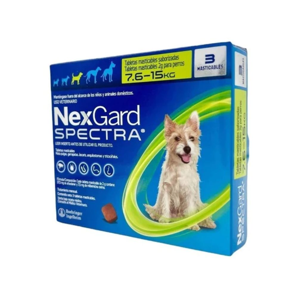 1 Tableta Para Pulgas y Garrapatas Nexgard (7.6-15kg Perros)