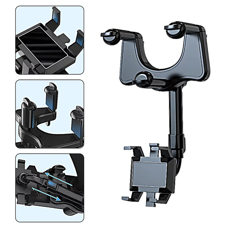 Holder para retrovisor ajustable