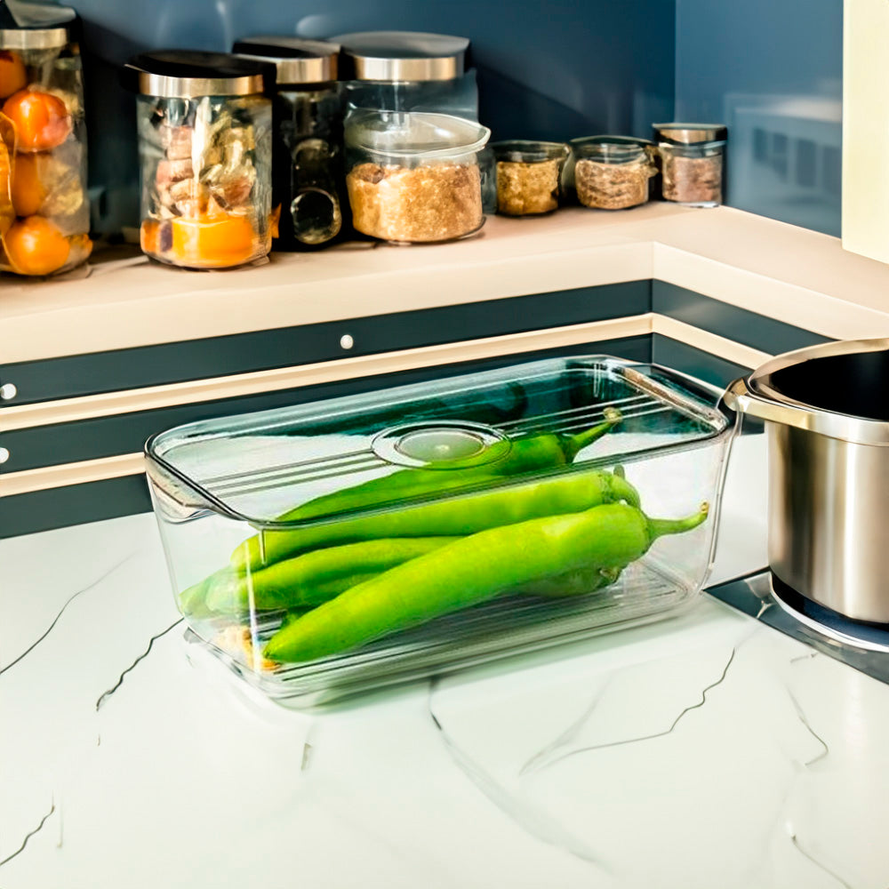 Caja de acrílico pequeño con tapón de silicona