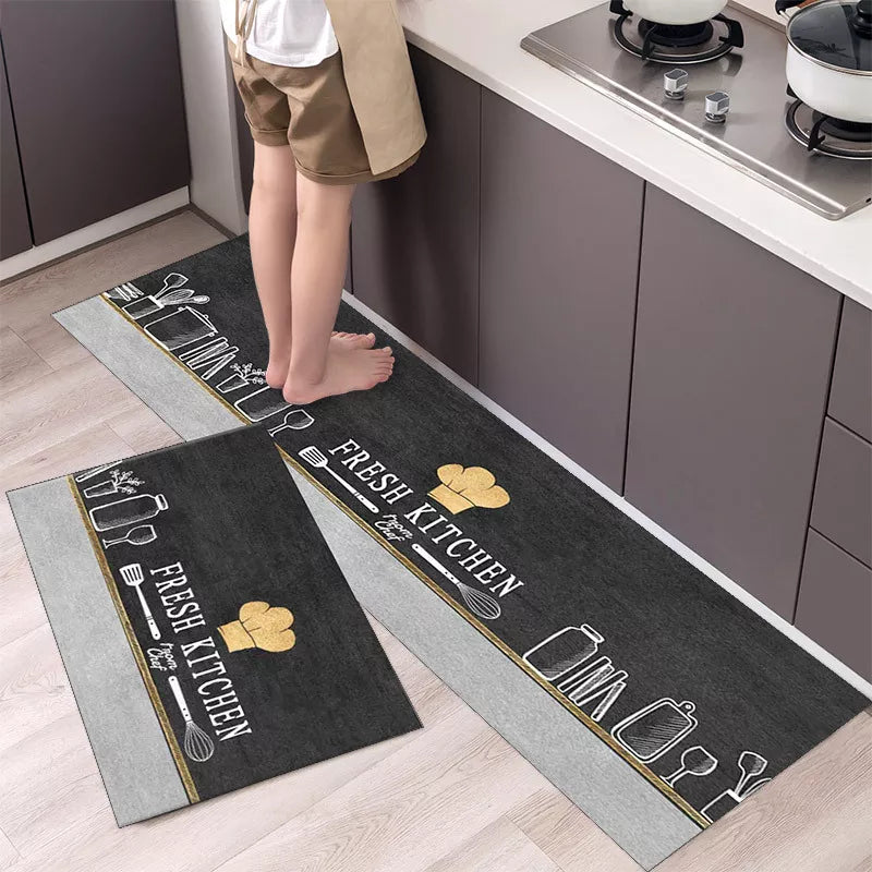 Alfombra de cocina doble