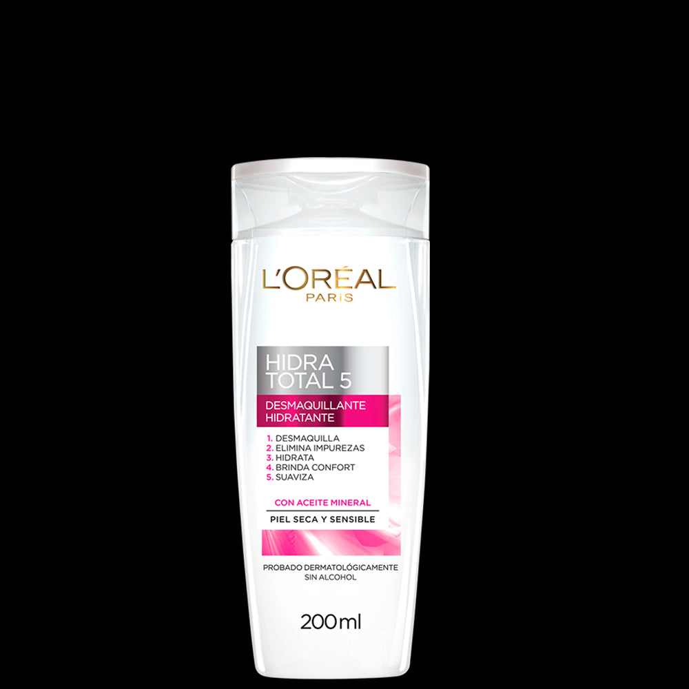 Agua Micelar Desmaquillante Loreal Hidra Total 5 Piel Seca Sensible 200 ml