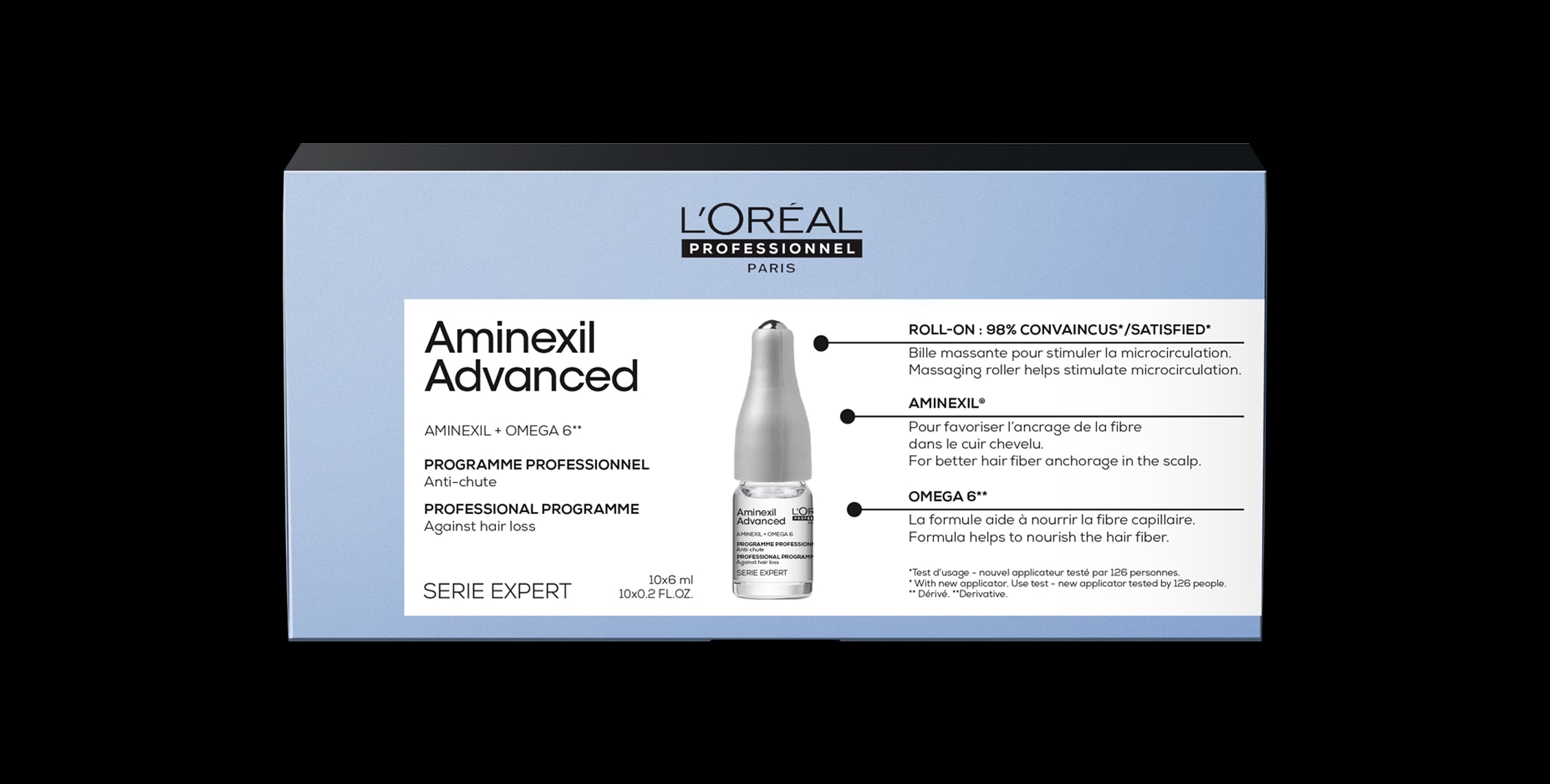 Ampollas Loreal Anti-Caída Aminexil 10 Unid x  6ml