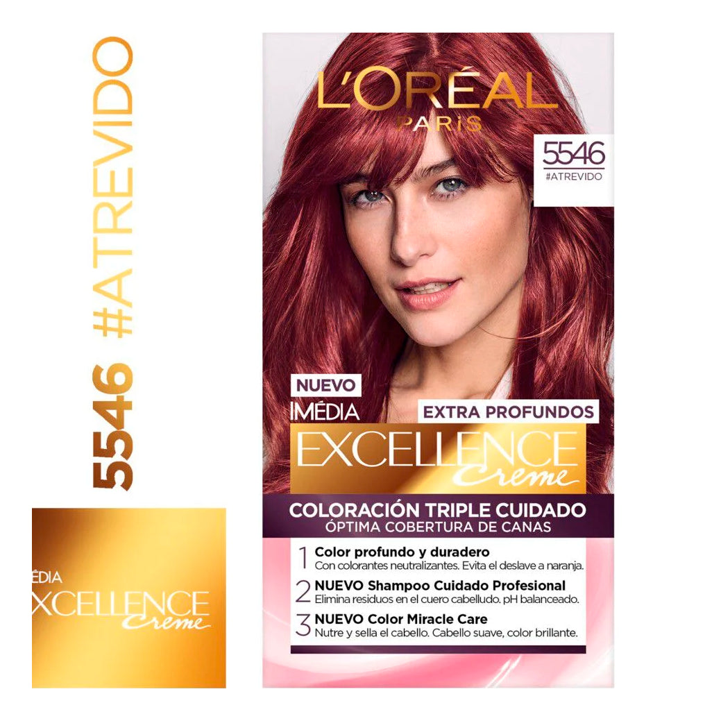 L´Oreal Excellence Rojos