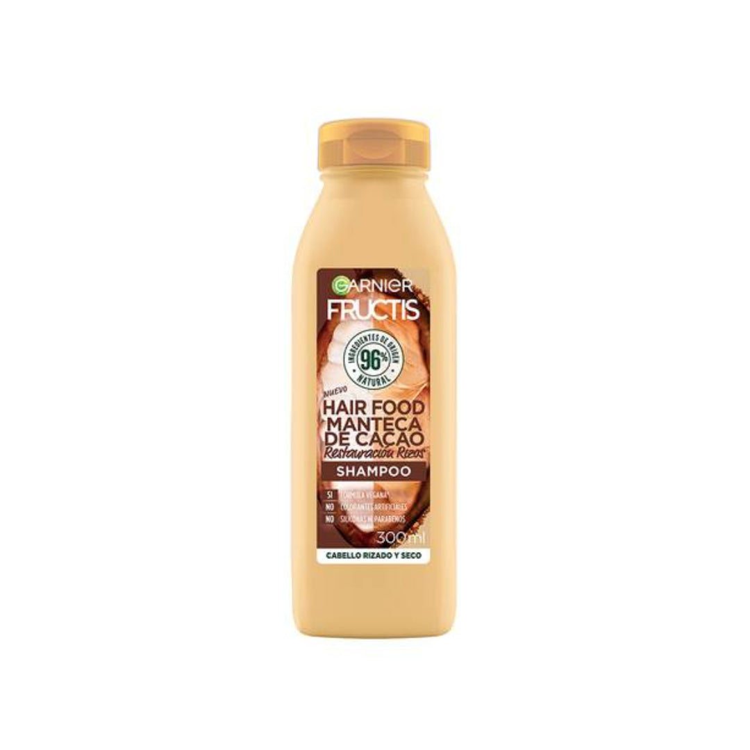 Fructis Hair Food Shampoo de Cacao 300 ml.