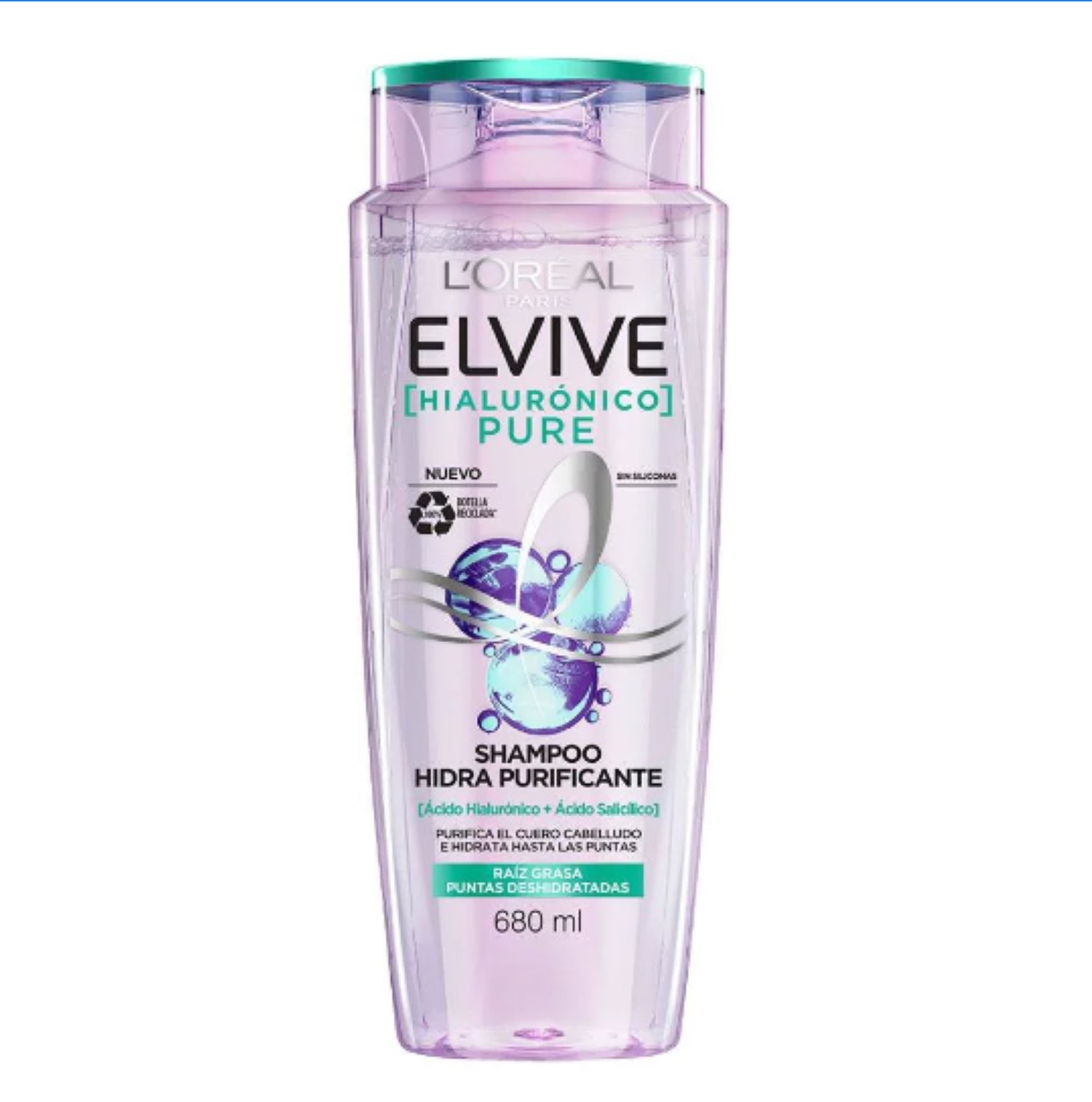 ELVIVE SHAMPOO 680 ML. PURE HIDRAHIALURÓNICO