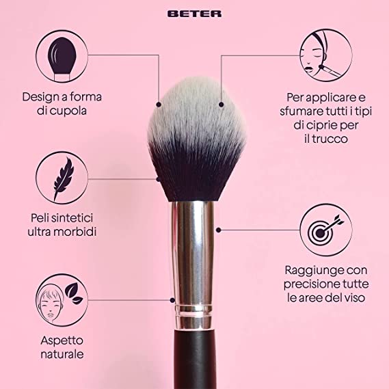 Brocha de maquillaje Beter Contouring Pelo Sintético