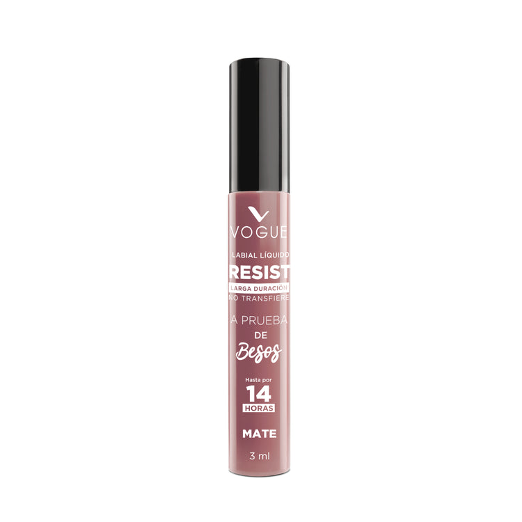 Labial Líquido Vogue Resist de Larga Duración Natural