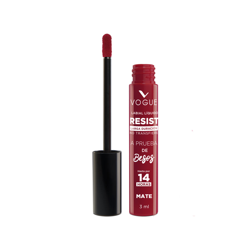 Labial Líquido Vogue Resist de Larga Duración Decidida