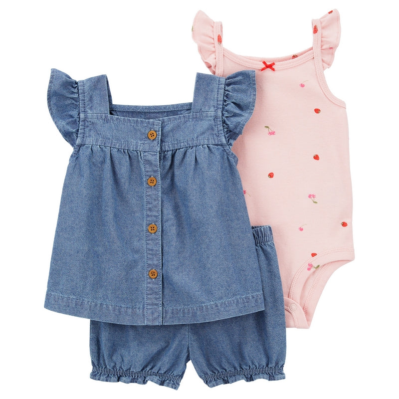 Conjunto de Niña Baby Corp 3 Piezas 1Q467210