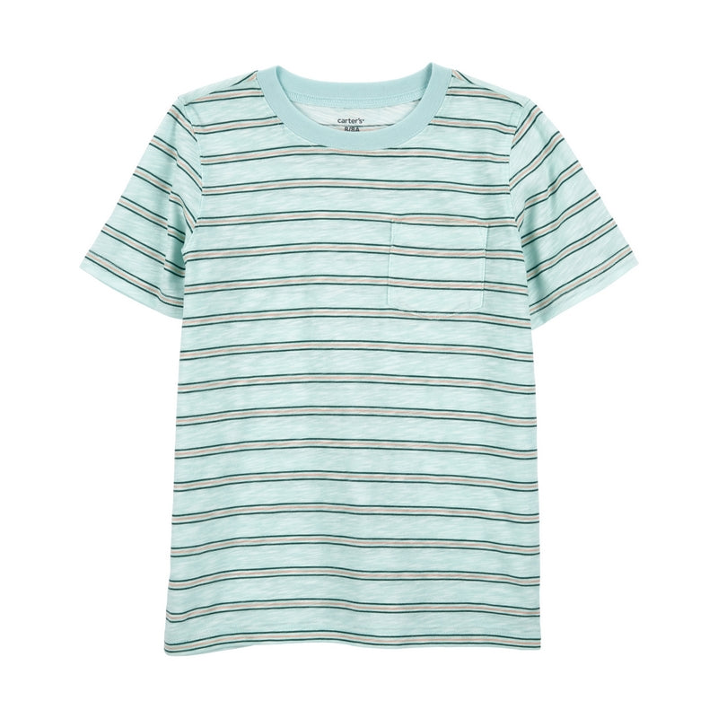 Polera para Niño Color Verde Aqua 3Q523910