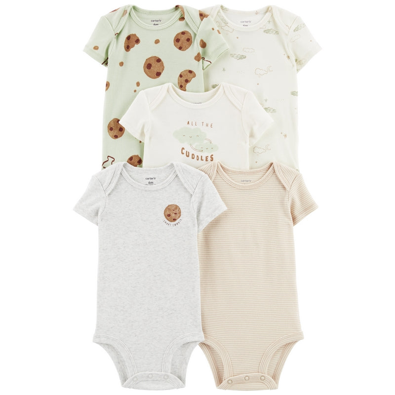 Set de Bodys Baby Corp 5 Piezas en Colores Neutro 1Q339410