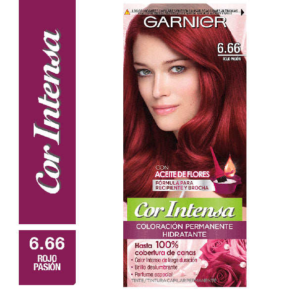 Tinte Loreal Color Intenso 6.66 Rojo Pasión