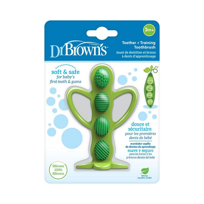 Dr. Brown's - Mordedor + Cepillo de Dientes Cactus TE224-P2