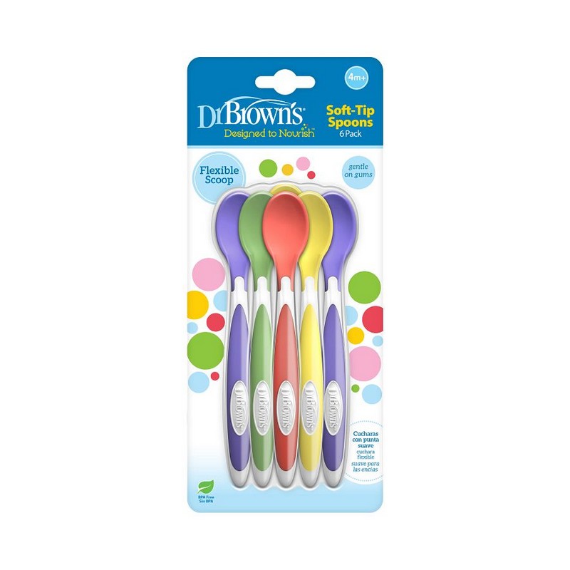 Set x6 Cucharas Suaves Dr. Brown's - TF008-P3