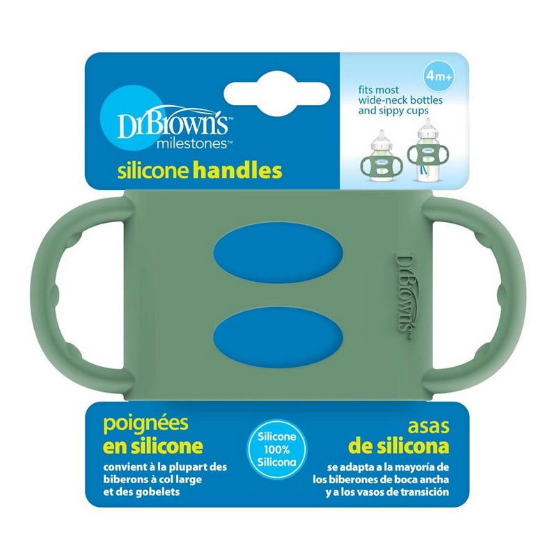 Dr. Brown's - Manija de Silicona B/Estándar Verde AC250-P6