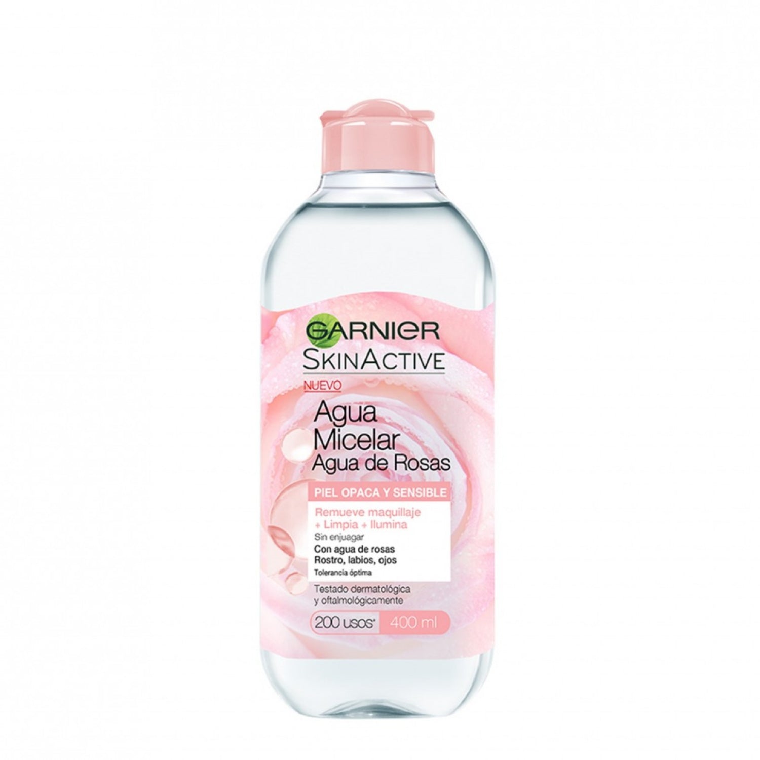 Agua Micelar Garnier de Rosas 400 ml.