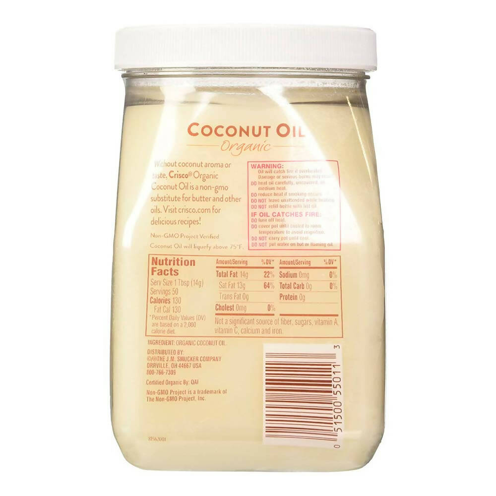 Aceite Orgánico Crisco de Coco 798 ml