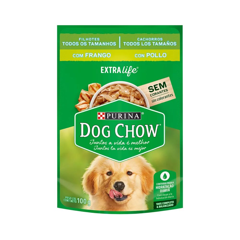 Alimento Para Cachorro TdTm c/ Pollo Dog Chow 15x100g XI