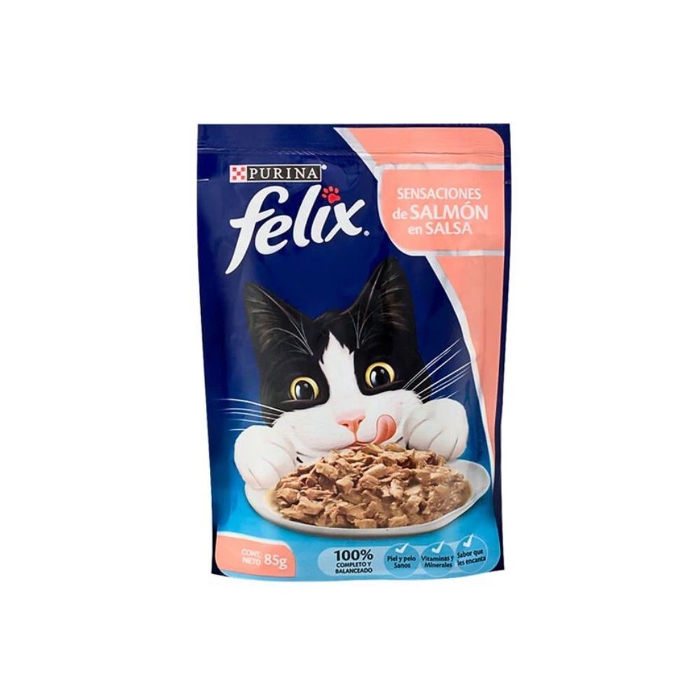 Alimento para Gatos Felix Salmon 85 gr