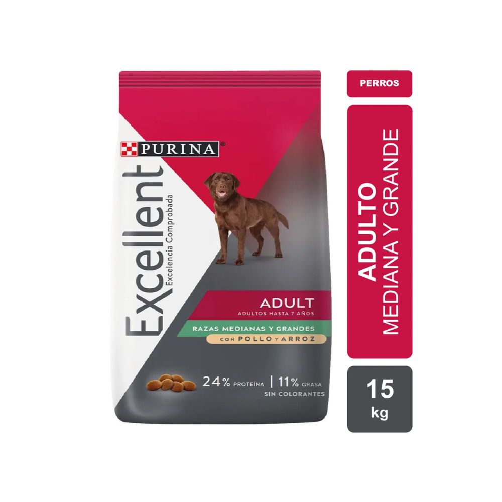 Alimento Para Perro Adt D Rz Med y Grnd Smart Excellent 15kgAR