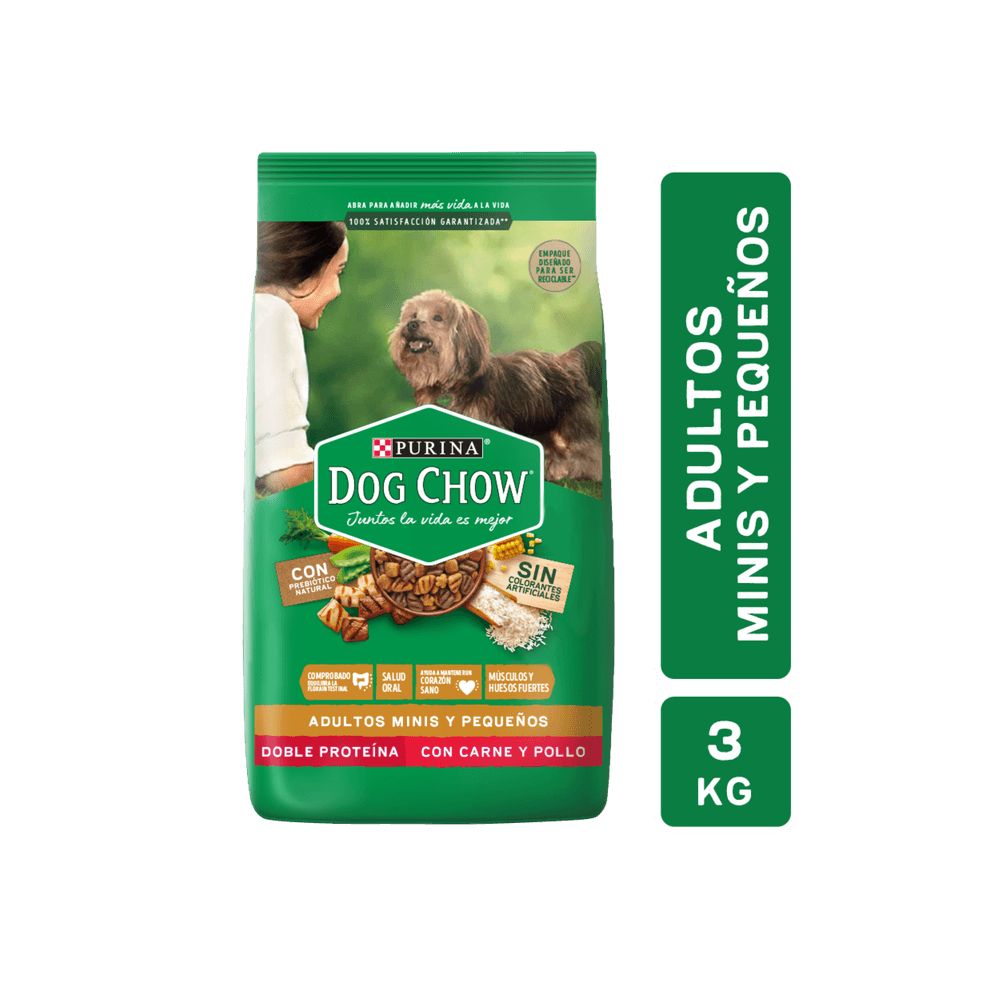 Alimento Para Perro Adulto M/P Dog Chow 6x3kg AR