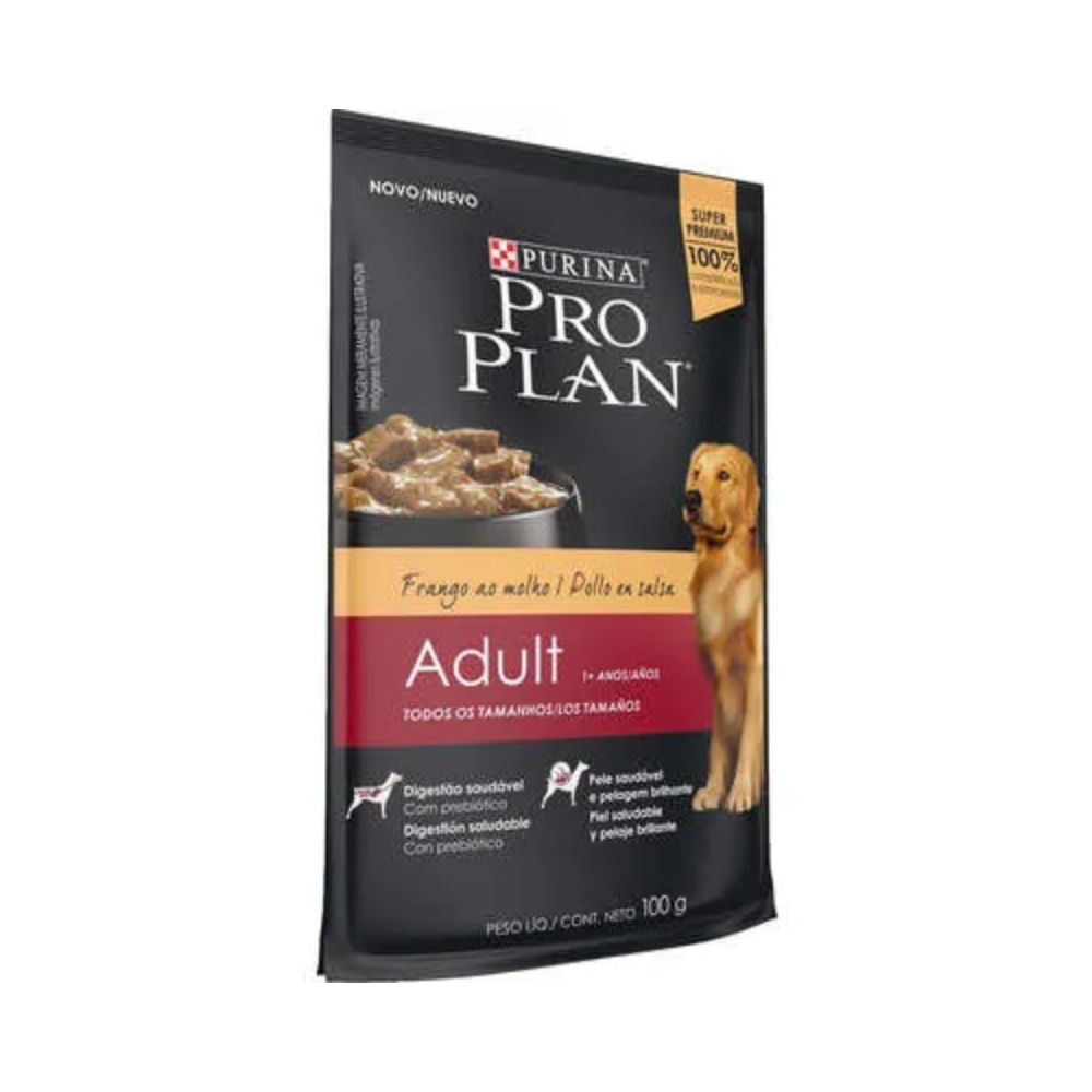 Alimento Para Perro Adulto Pollo Pro Plan 15x100g XI