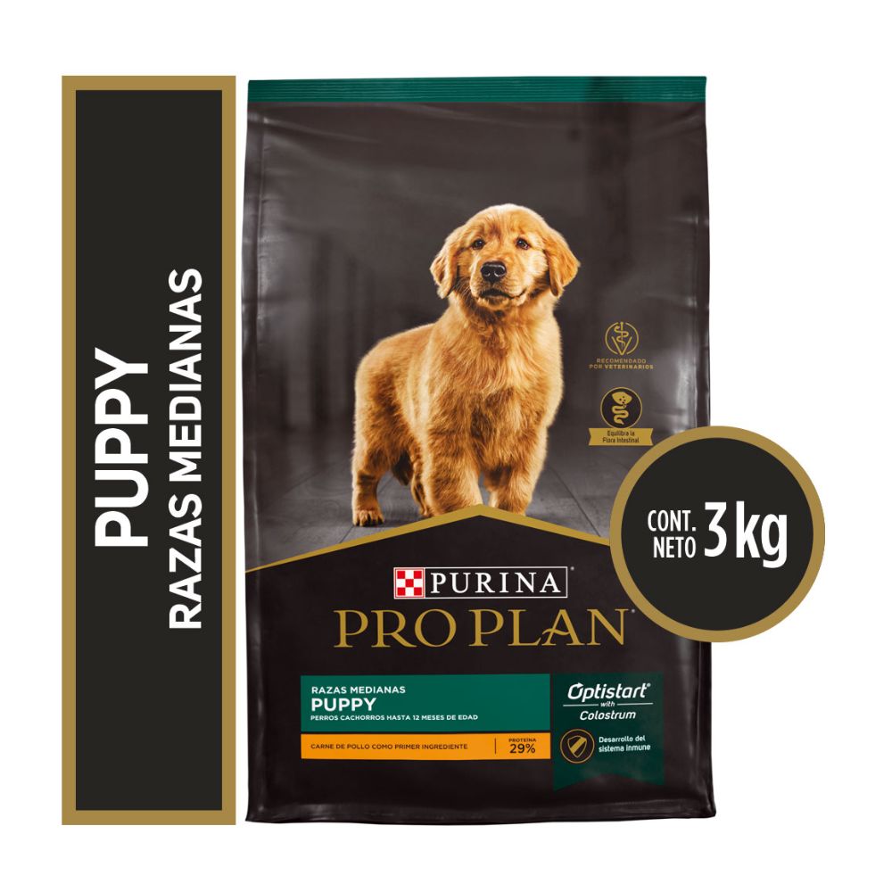 Alimento Para Perro Puppy Medium Breed Pro Plan 6x3kg AR