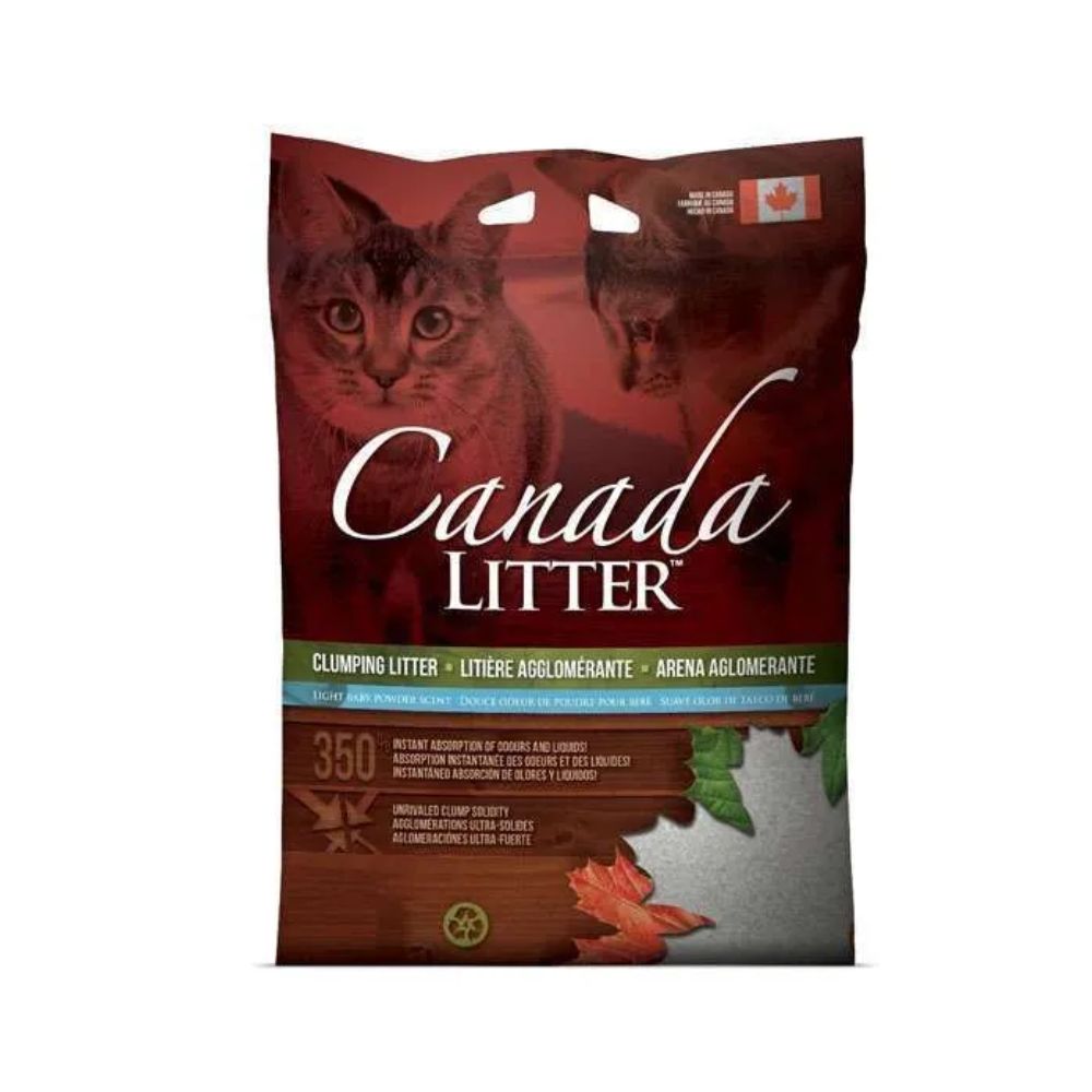 Arena para Gato Canada Litter Baby Powder 18 kg