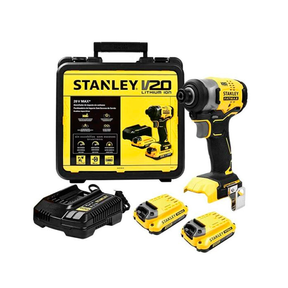 Atornillador de Impacto Stanley Inalámbrico 20V Fatmax