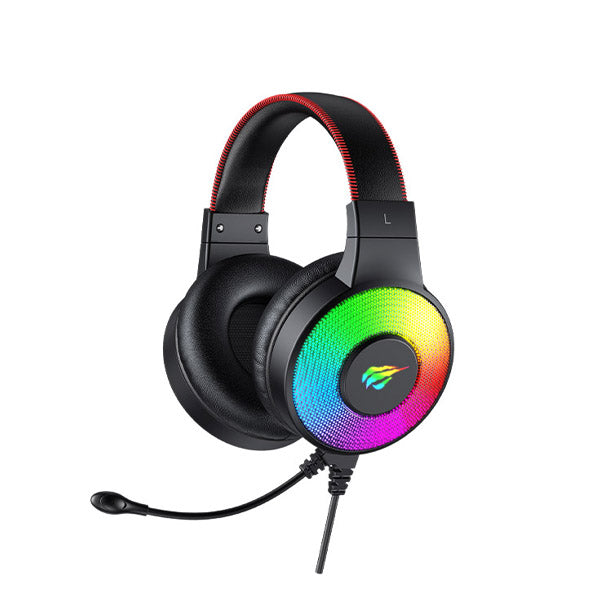 Audifonos Gamer Havit RGB con Microfono Cable USB y Aux Codigo H2013D