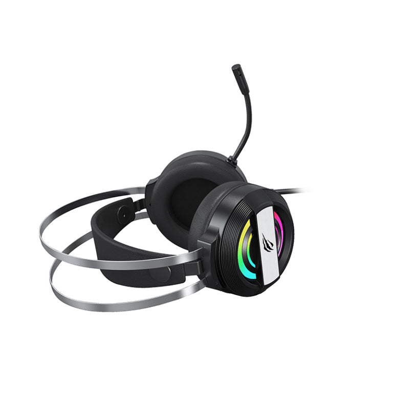 Audifonos Gamer Havit RGB con Microfono Cable USB y Aux Codigo H2026D