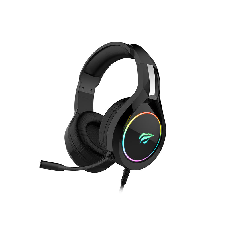 Audifonos Gamer Havit RGB con Microfono Cable USB y Aux Codigo HV-H2232D