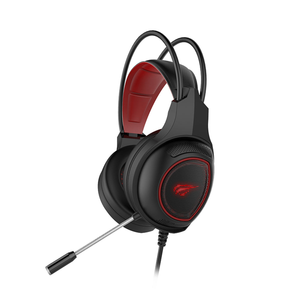 Audifonos Gamer Havit RGB con Microfono Cable USB y Aux Codigo HV-H2239D