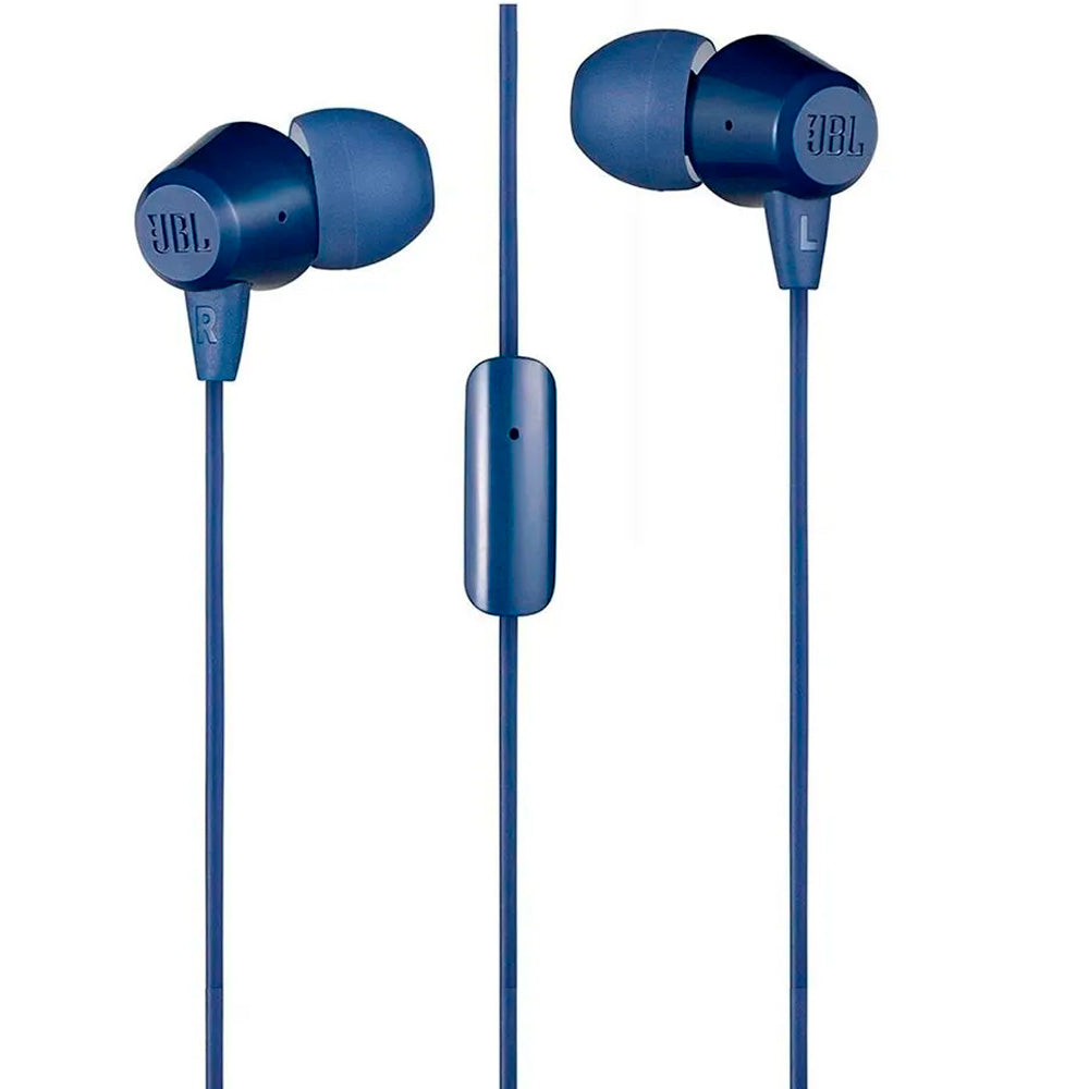 Audífonos  JBL C50HI In-ear Wired Azul