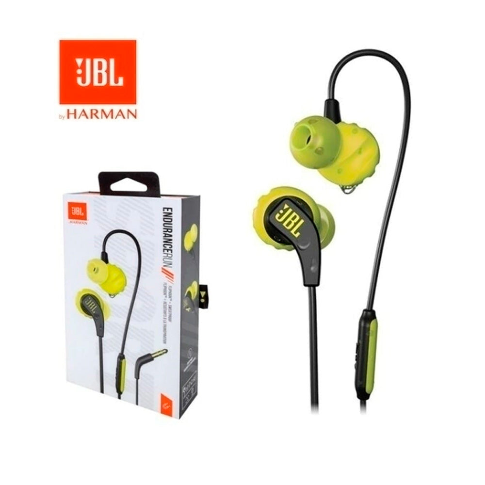 Audífonos JBL Endurance Run W IE Negro con Amarillo