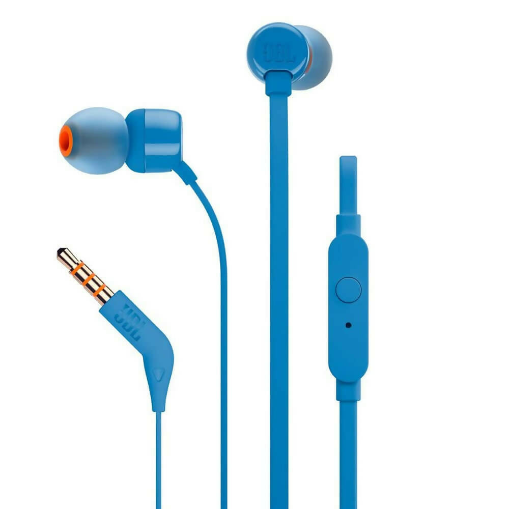 Audífonos JBL T110 Wired In-ear Azul