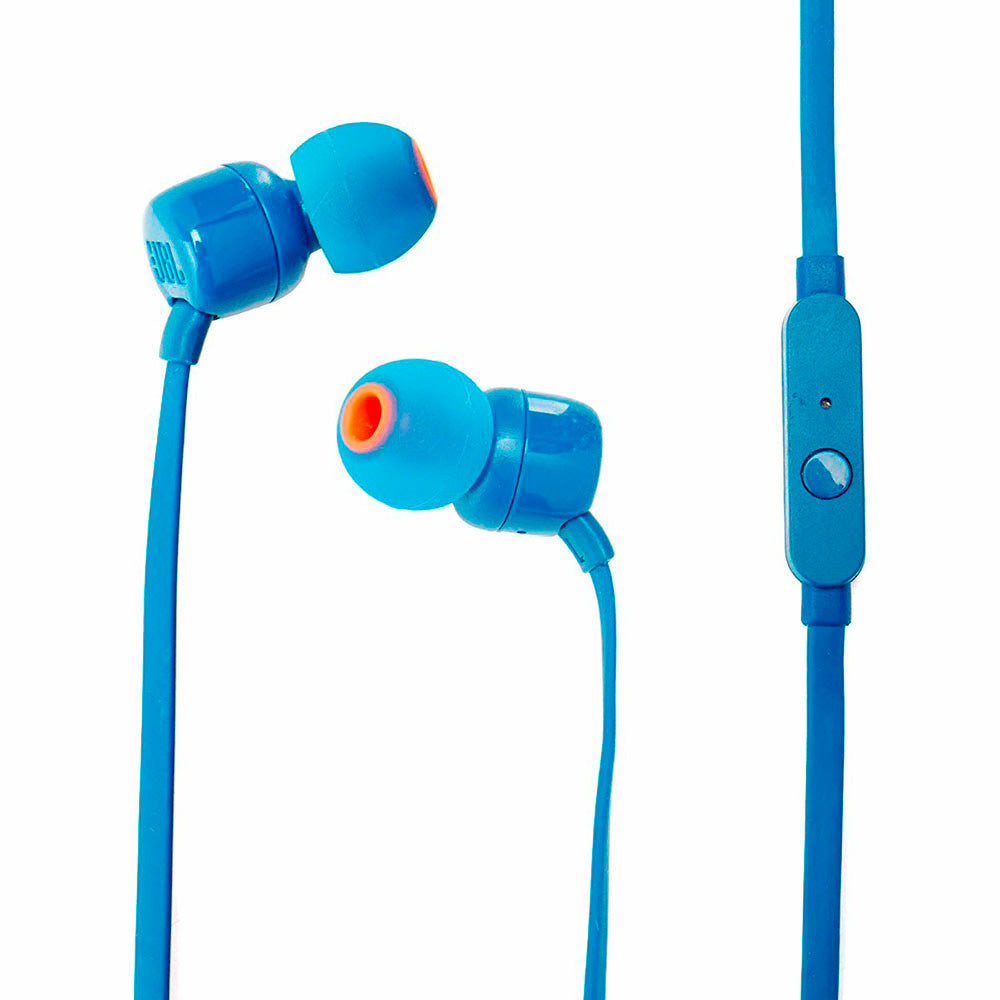 Audífonos JBL T110 Wired In-ear Azul