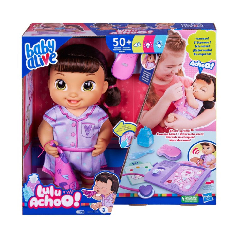 Muñeca Baby Alive Lulu Achoo Brunette