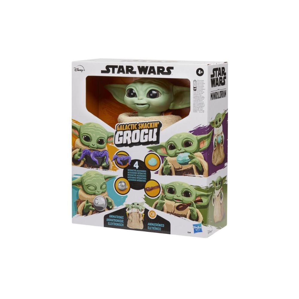 Baby Yoda Grogu Hora de Comer Animatrónico Star Wars Hasbro