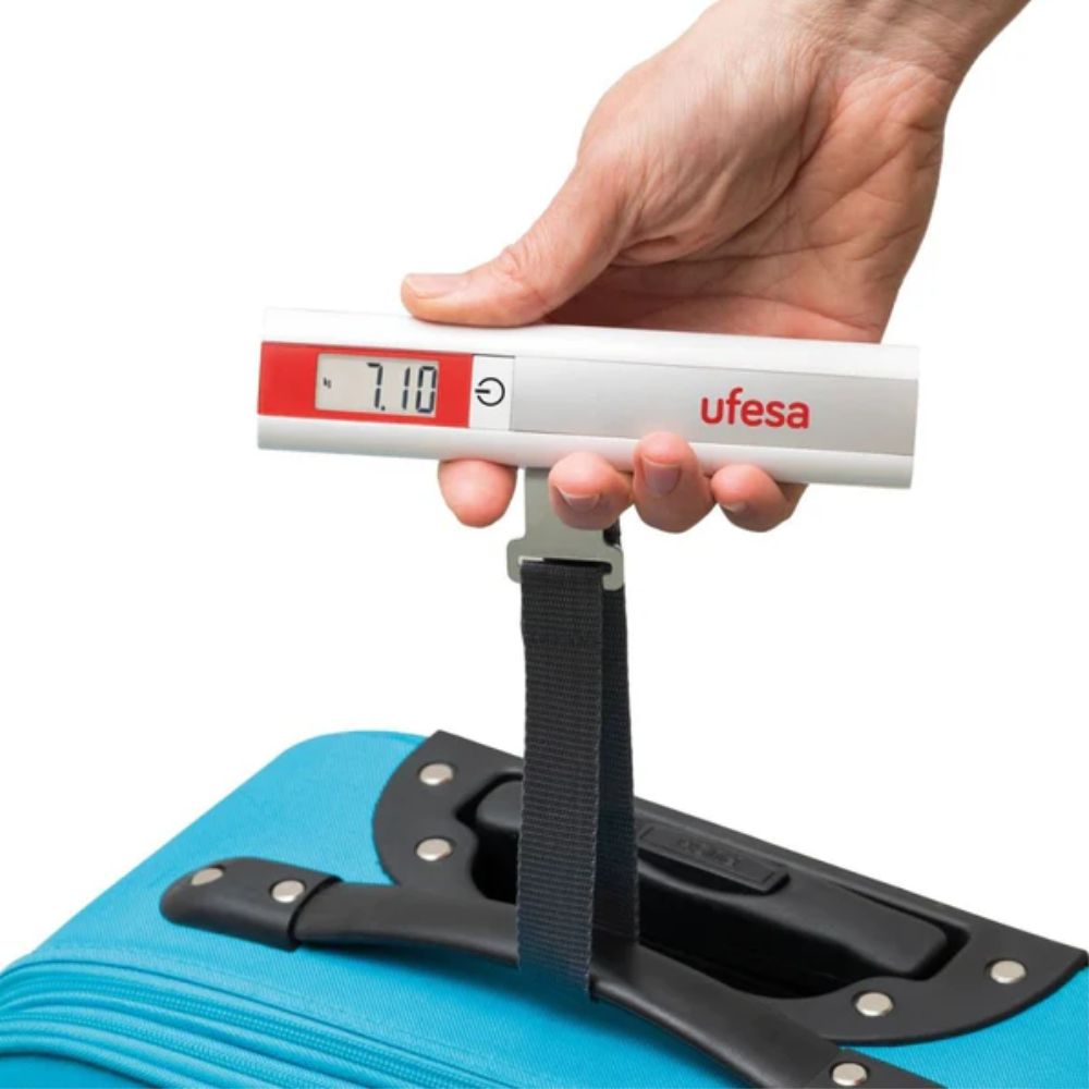 Bascula Ufesa de Viaje Portatil 50 KG. Máxima