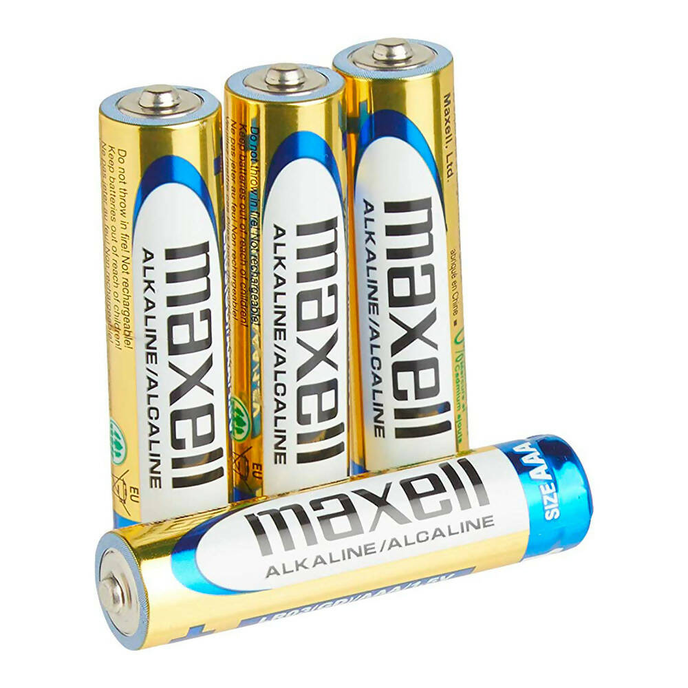 Baterías Alcalinas Maxell AAA 4und