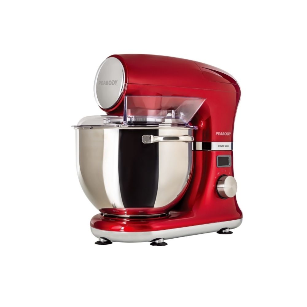 Batidora Planetaria Peabody de 1200W con Bowl de 5,5 Litros Rojo