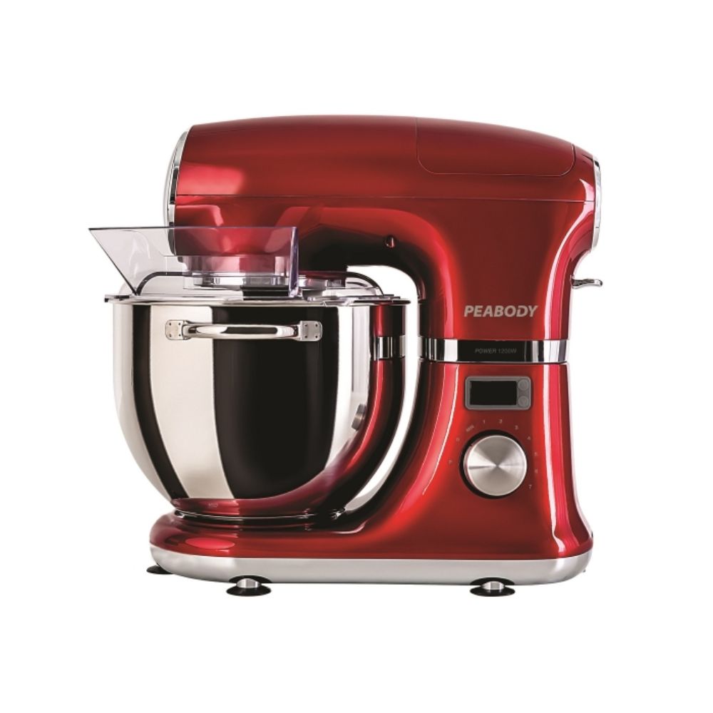 Batidora Planetaria Peabody de 1200W con Bowl de 5,5 Litros Rojo