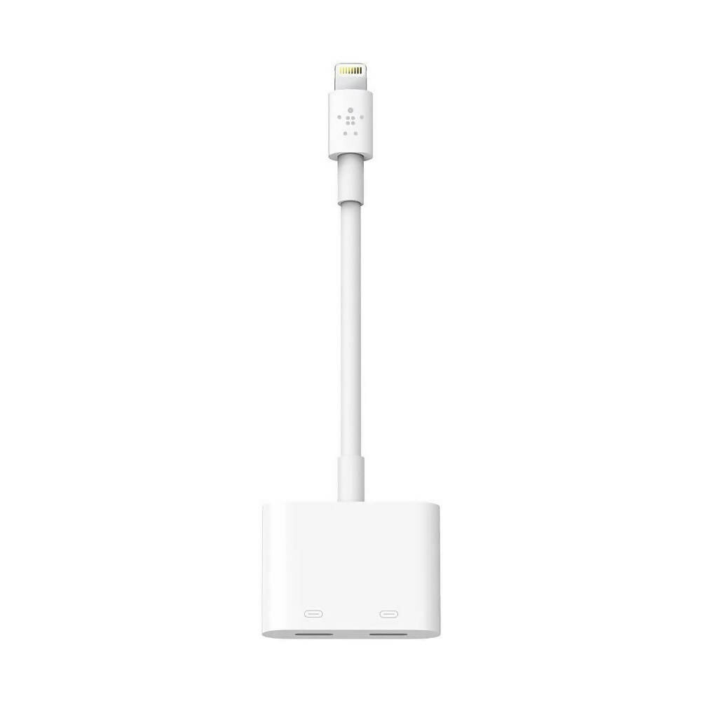 Adaptador Dual Belkin Lightning White