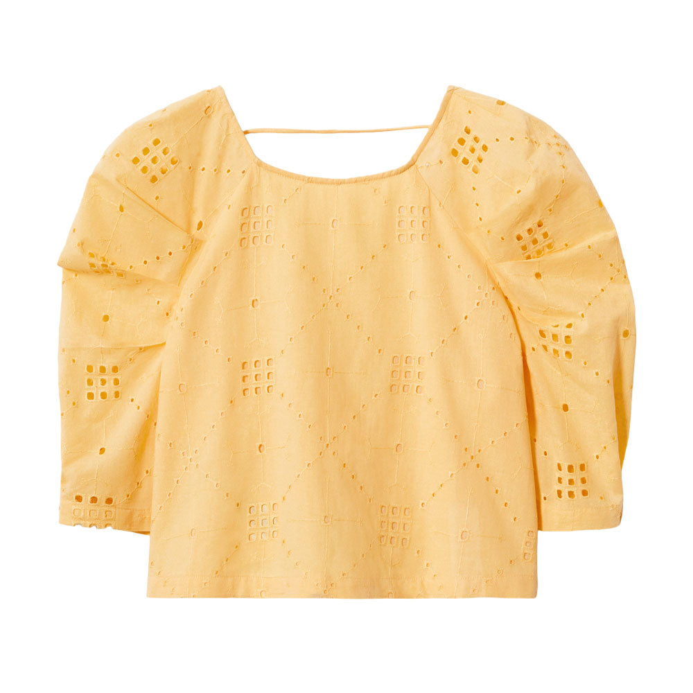 Blusa para Dama Mango Color Amarillo 37015824