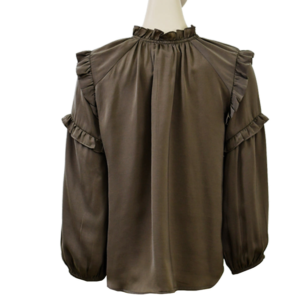 Blusa para Dama Mango Khaki  37035947