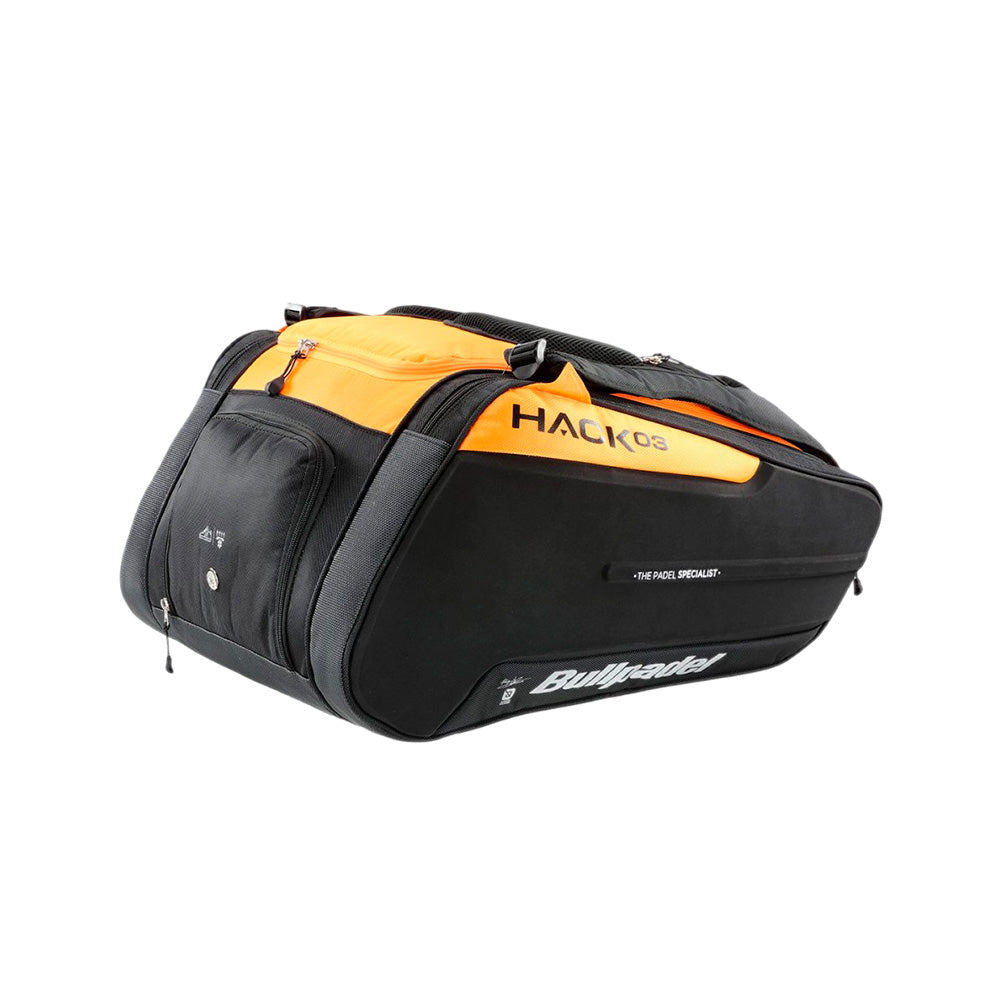 Bolsa Bullpadel BPP240012 Hack 037/005 Negro y Naranja